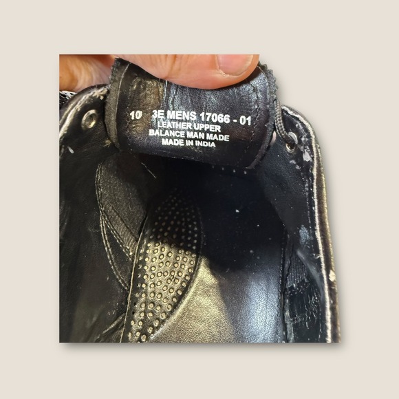 Florsheim Mens‎ Leather Wingtip Oxford Dress Shoes Black Size 10 3E - Picture 8 of 15